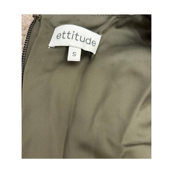 NWT Ettitude Sateen Jumpsuit - Moss - S - Picture 6 of 8